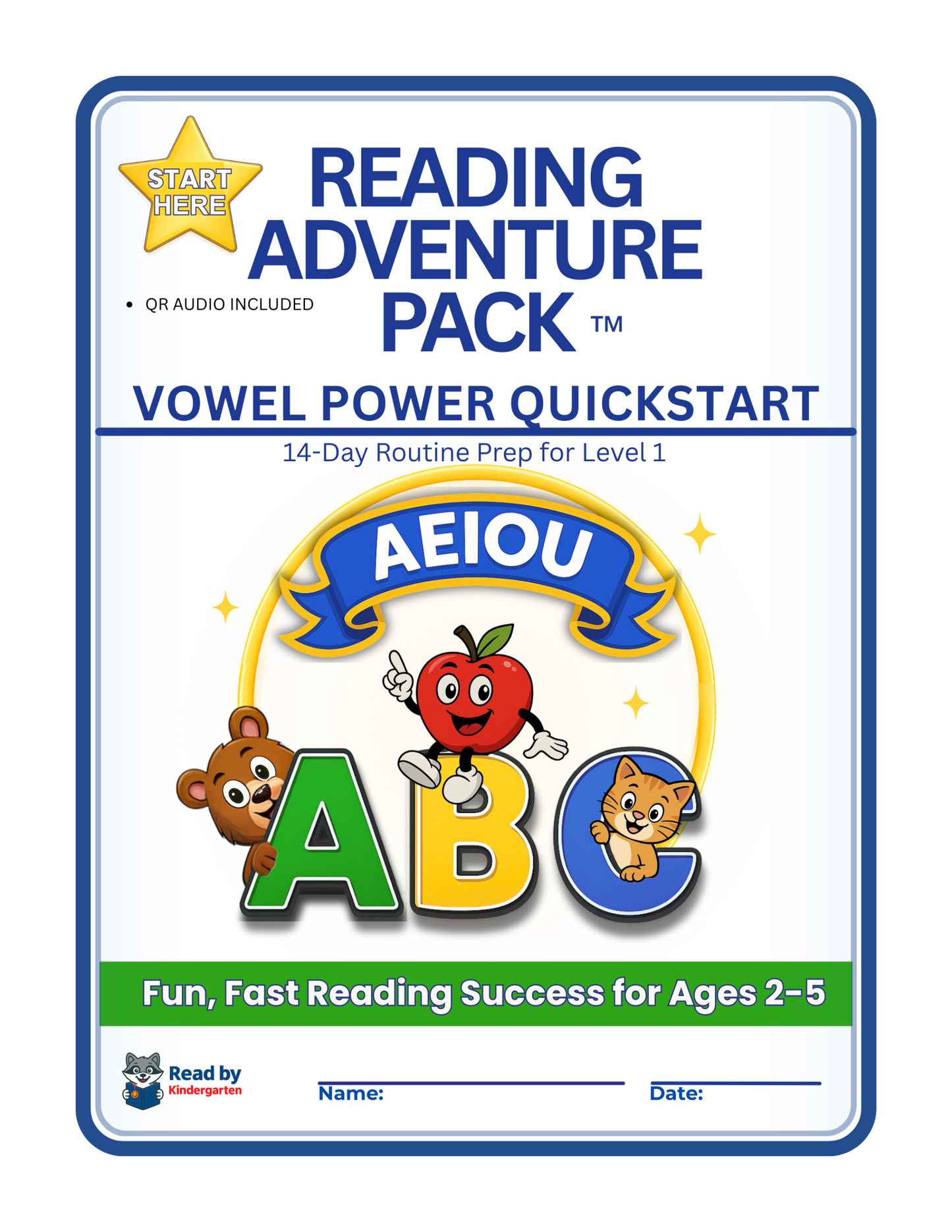 Vowel Power Quickstart™ (14 days, $29)